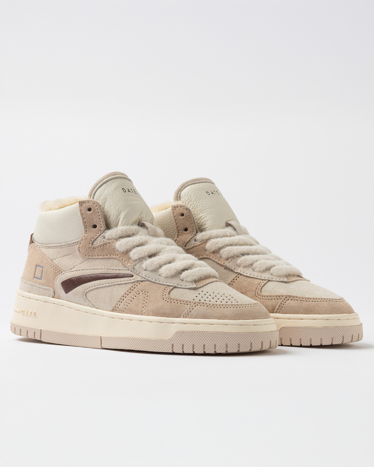 D.A.T.E.: TORNEO HIGH FUR NATURAL BEIGE
