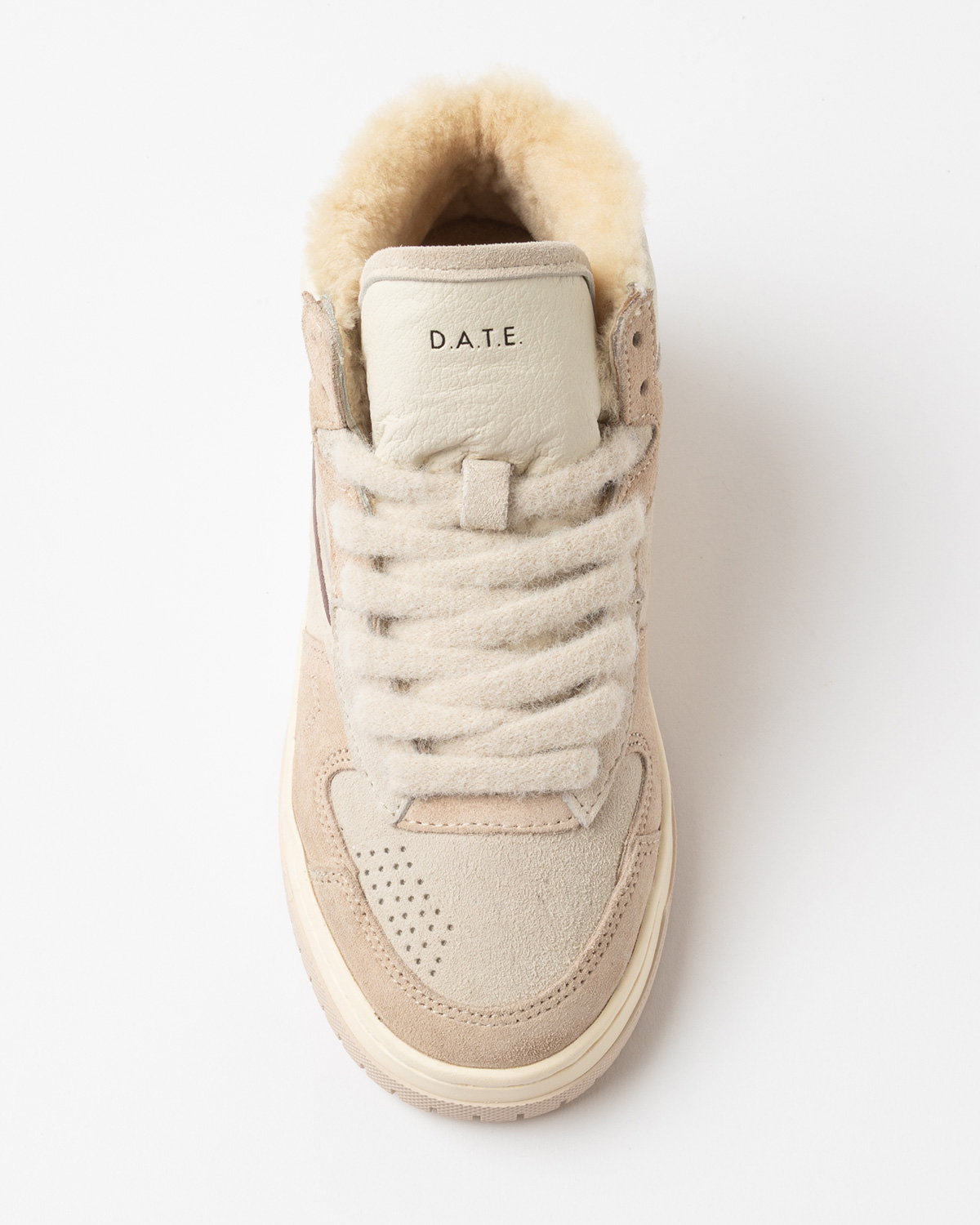 D.A.T.E.: TORNEO HIGH FUR NATURAL BEIGE
