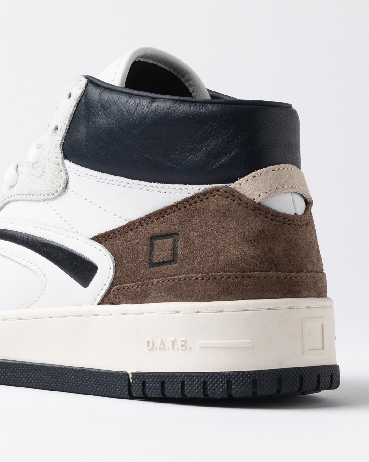 D.A.T.E.: TORNEO HIGH VINTAGE CALF WHITE-BROWN