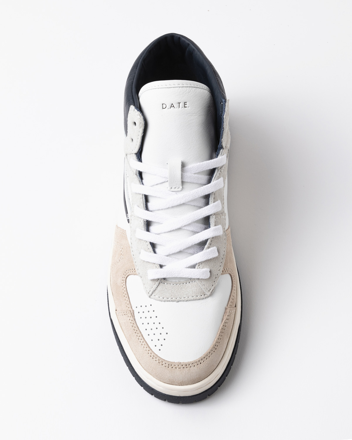 D.A.T.E.: TORNEO HIGH VINTAGE CALF WHITE-BROWN