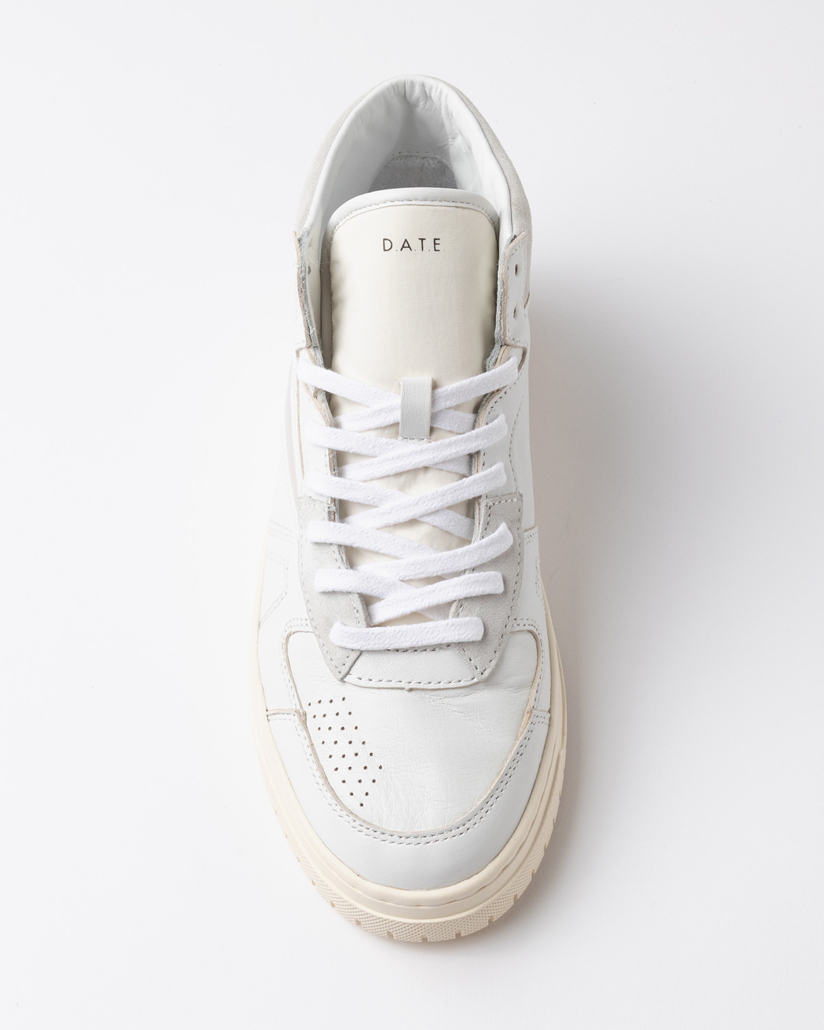 D.A.T.E.: TORNEO HIGH VINTAGE CALF WHITE