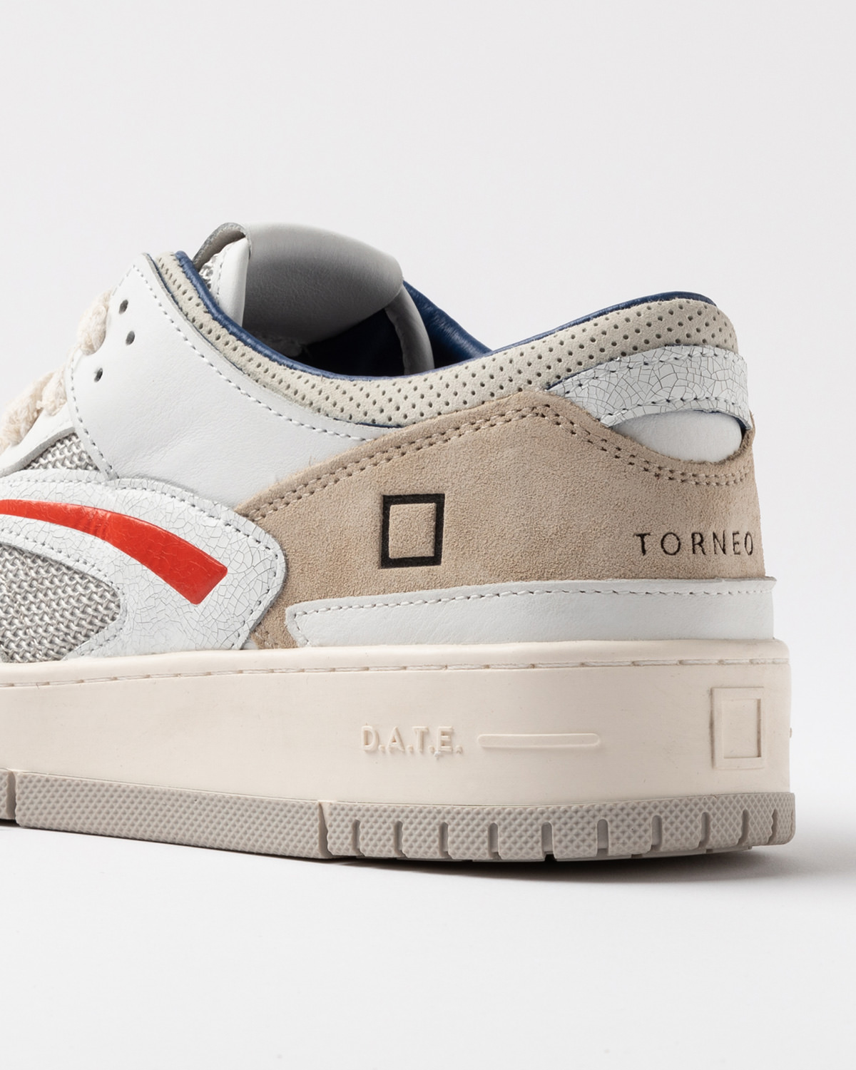 D.A.T.E.: TORNEO POP WHITE-ORANGE