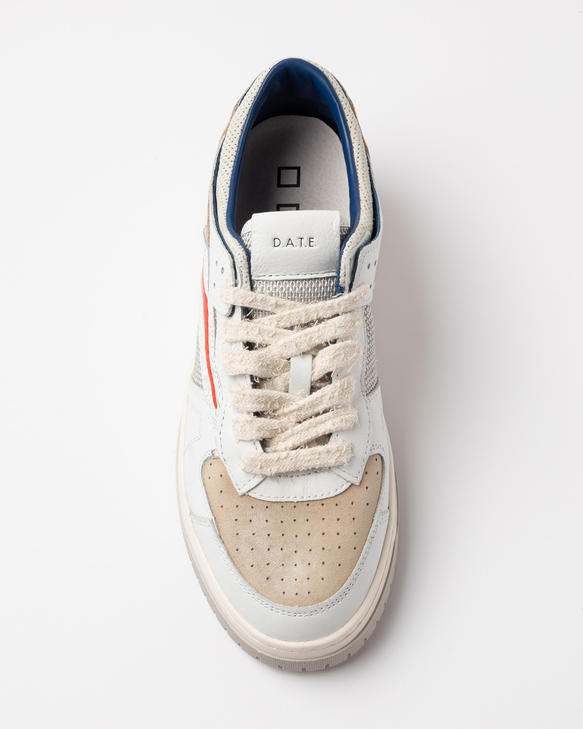 D.A.T.E.: TORNEO POP WHITE-ORANGE