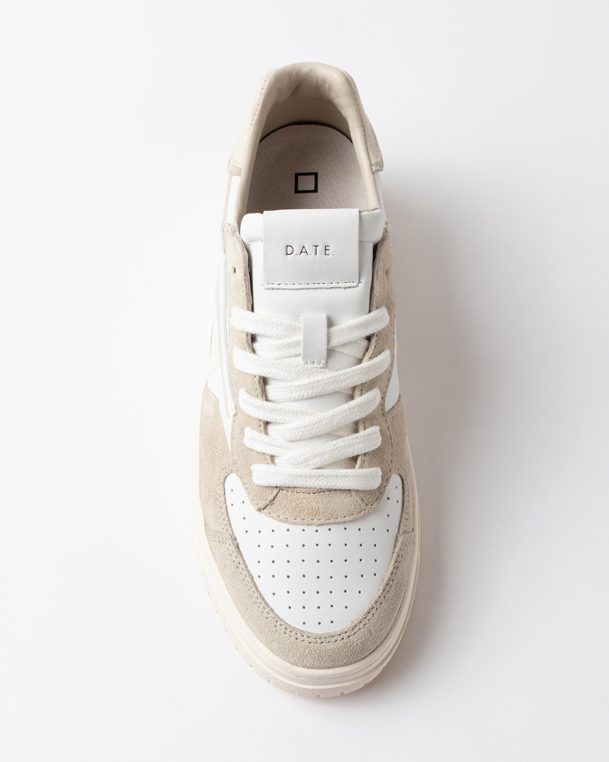 D.A.T.E.: TORNEO PURE CALF WHITE-BEIGE