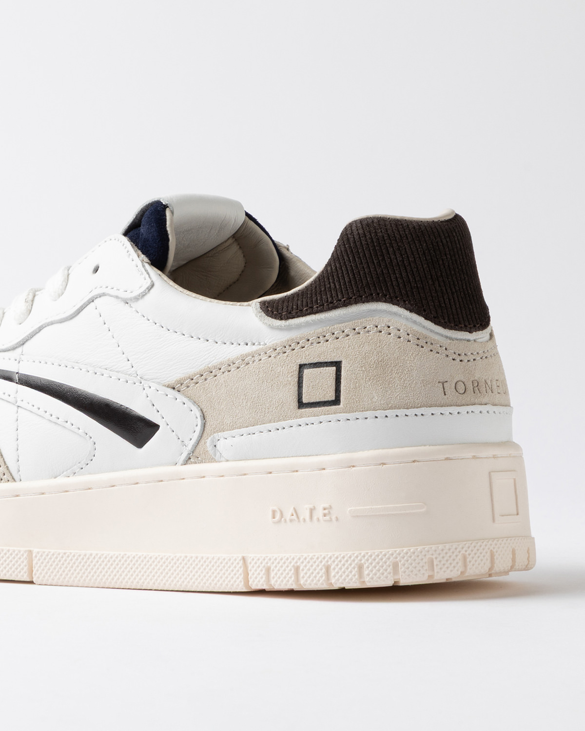 D.A.T.E.: TORNEO PURE CALF WHITE-BROWN