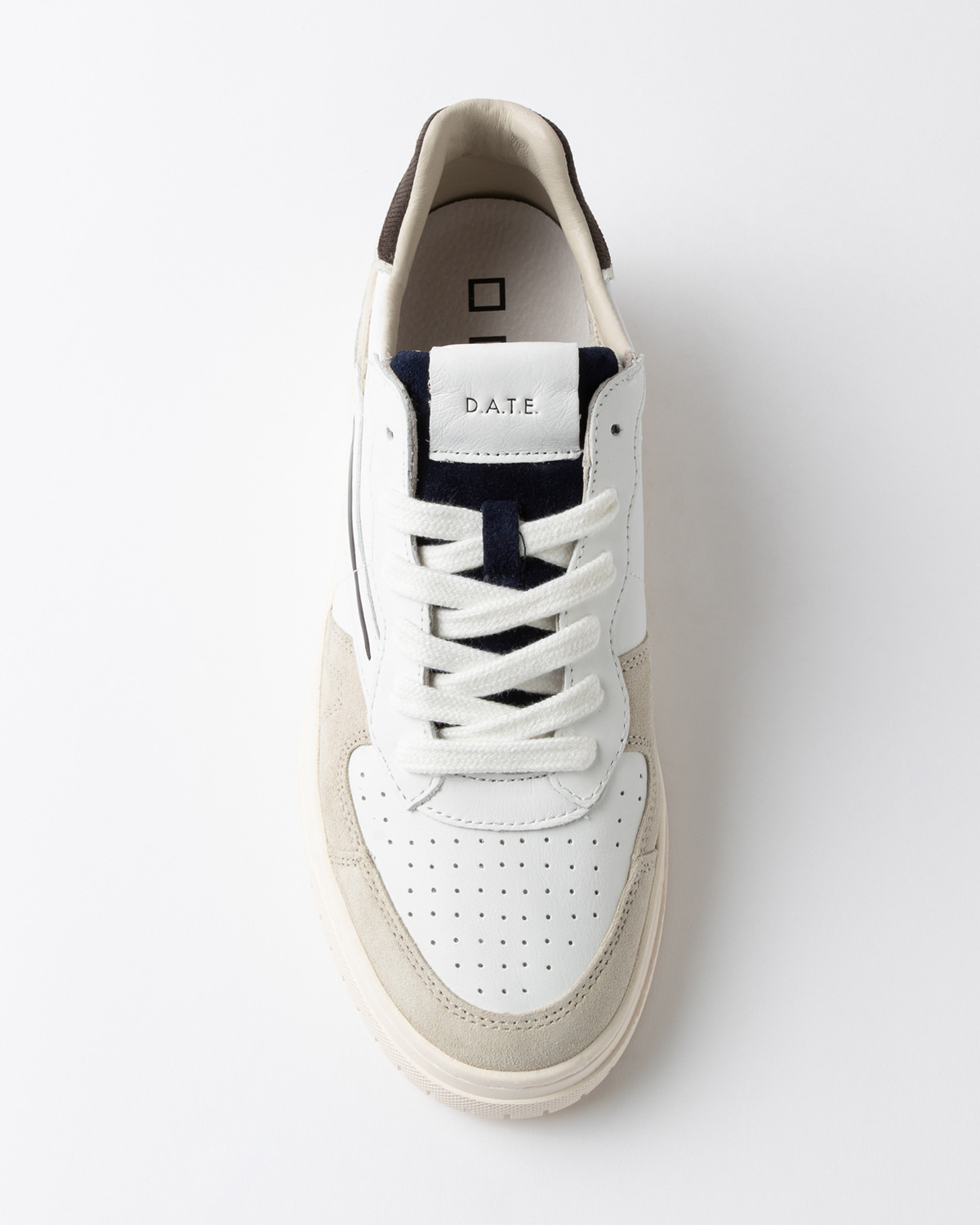 D.A.T.E.: TORNEO PURE CALF WHITE-BROWN
