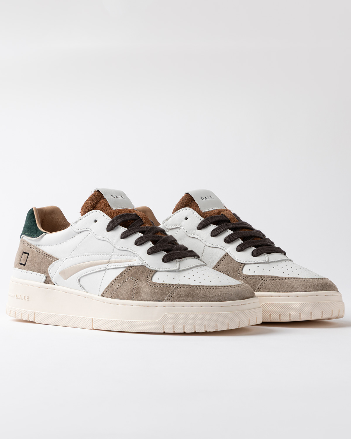 D.A.T.E.: TORNEO PURE CALF WHITE-GREEN