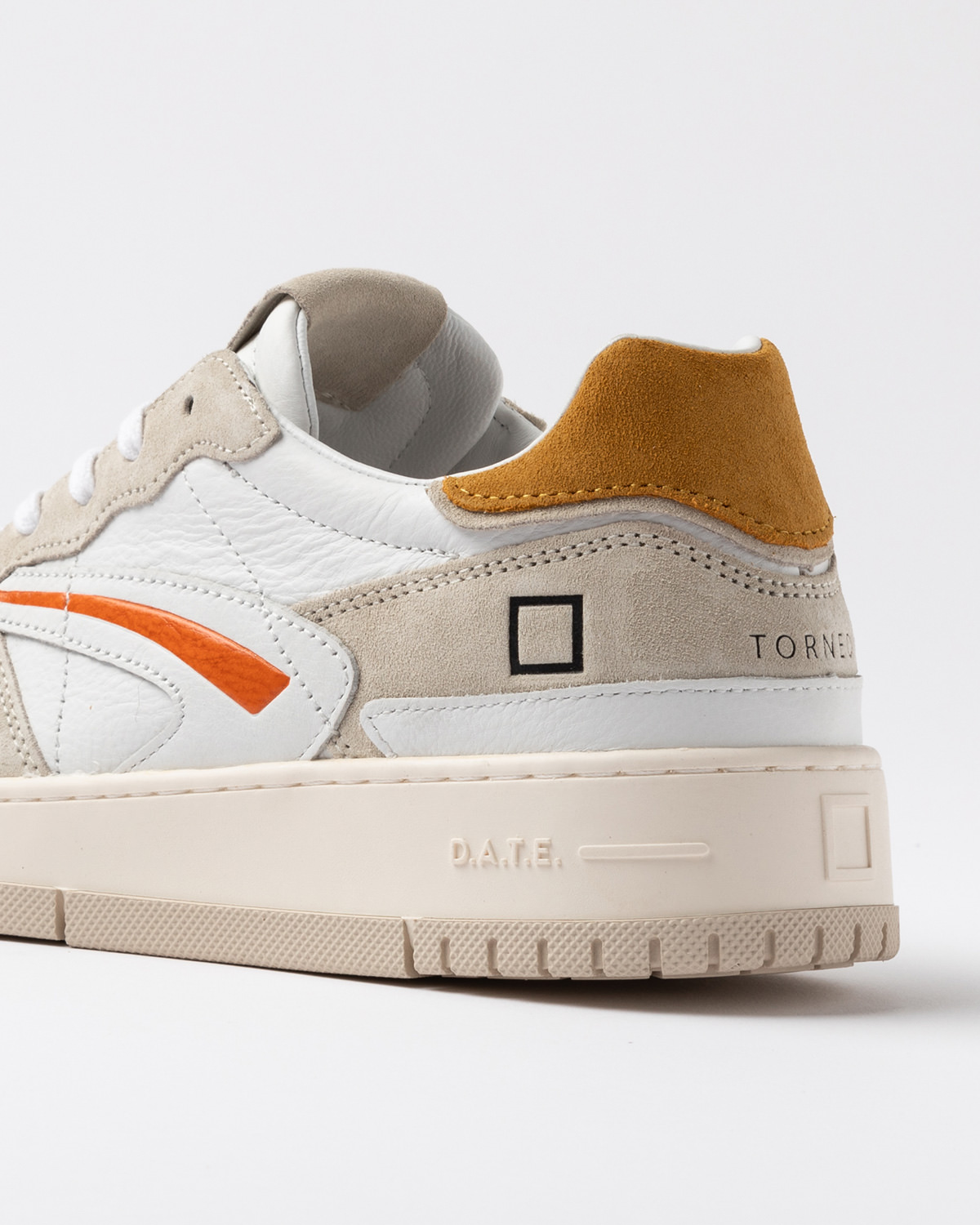 D.A.T.E.: TORNEO PURE CALF WHITE-YELLOW