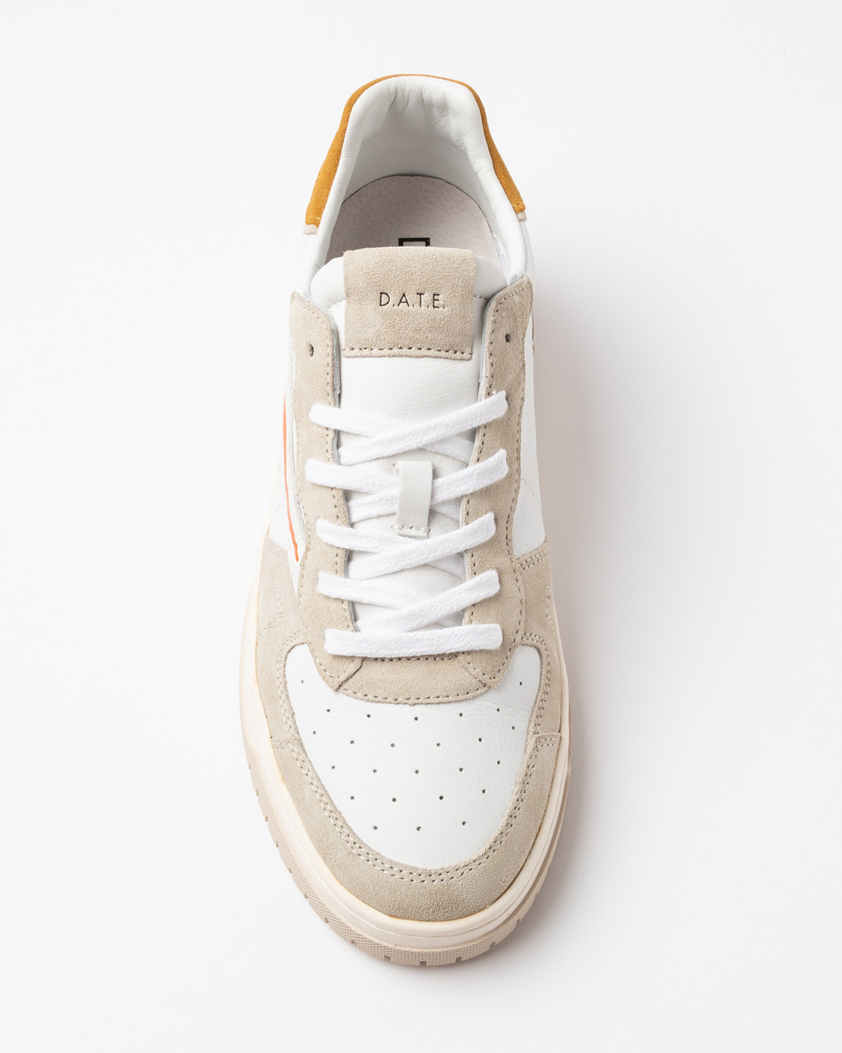 D.A.T.E.: TORNEO PURE CALF WHITE-YELLOW