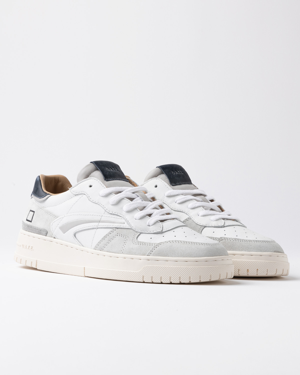 D.A.T.E.: TORNEO PURE VINTAGE CALF WHITE-BLUE