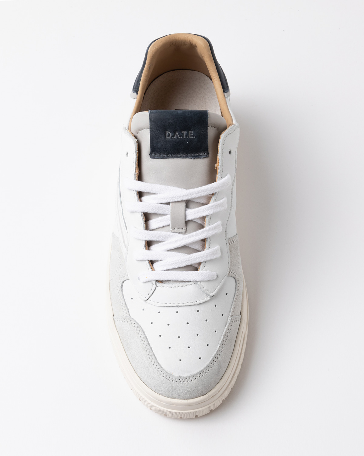 D.A.T.E.: TORNEO PURE VINTAGE CALF WHITE-BLUE