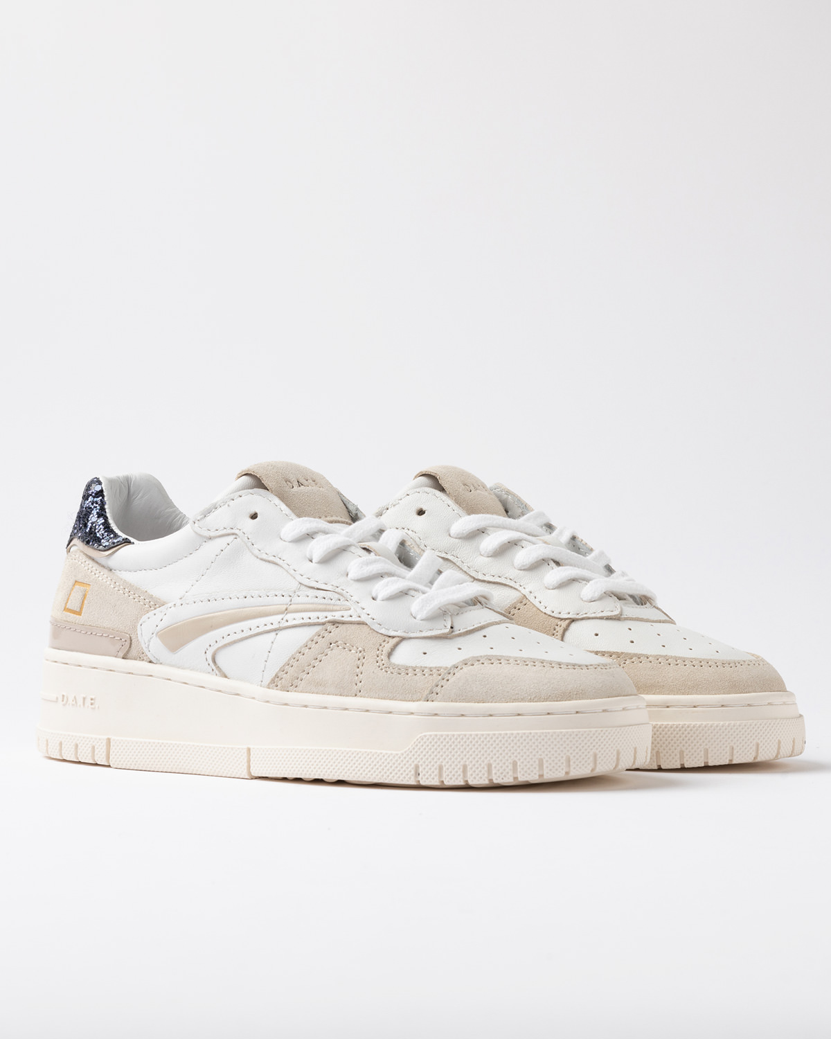 D.A.T.E.: TORNEO PURE VINTAGE CALF WHITE-BLUE