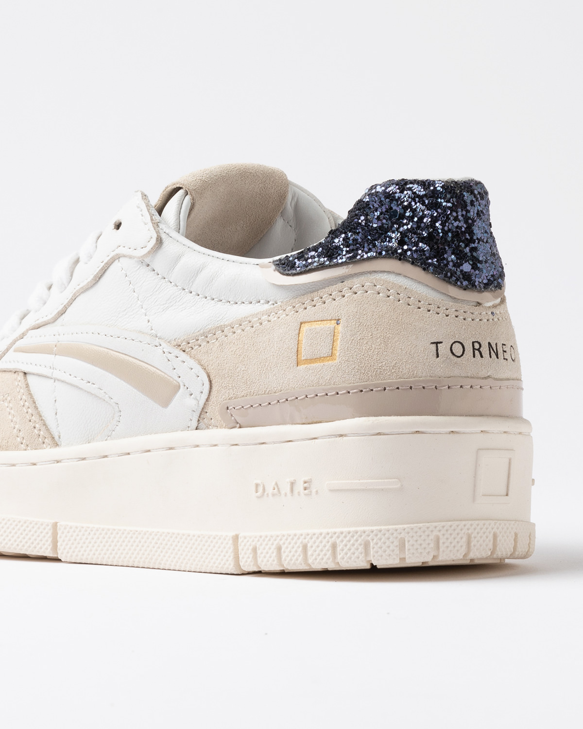 D.A.T.E.: TORNEO PURE VINTAGE CALF WHITE-BLUE