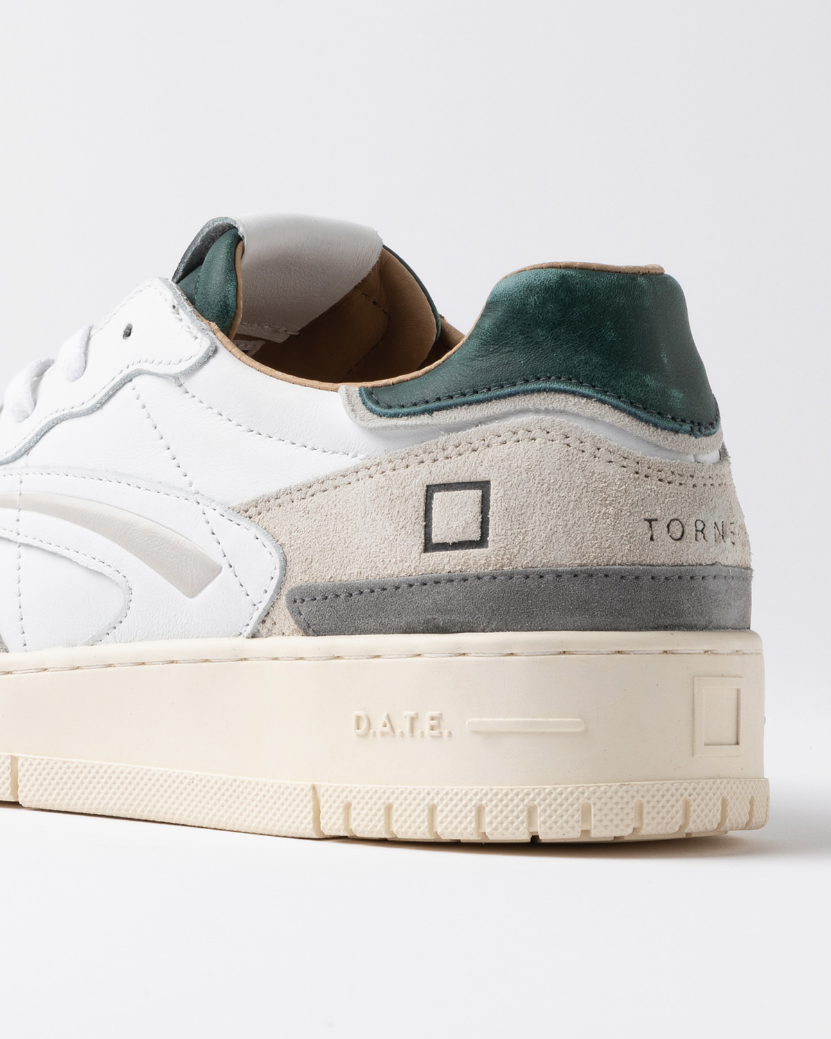 D.A.T.E.: TORNEO PURE VINTAGE CALF WHITE-GREEN