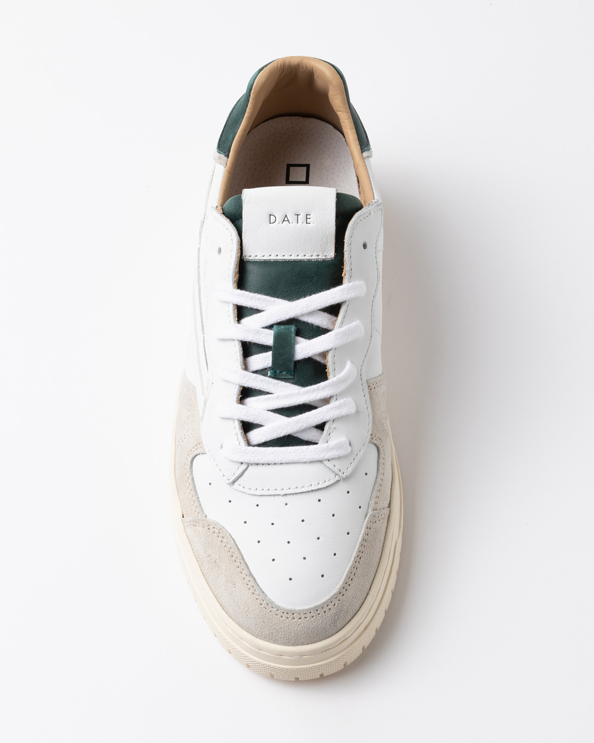 D.A.T.E.: TORNEO PURE VINTAGE CALF WHITE-GREEN