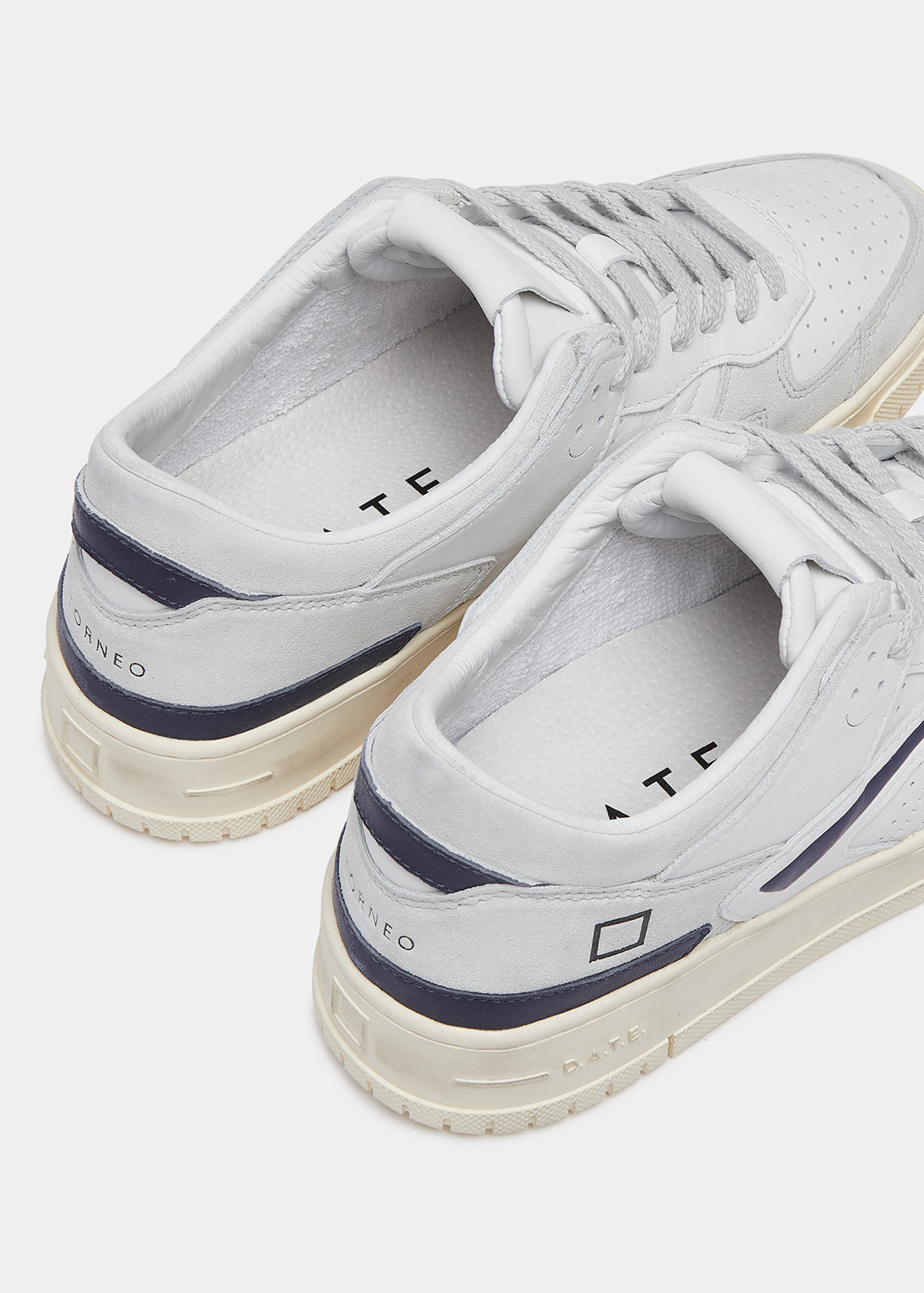 D.A.T.E.: TORNEO VINTAGE CALF WHITE-BLUE