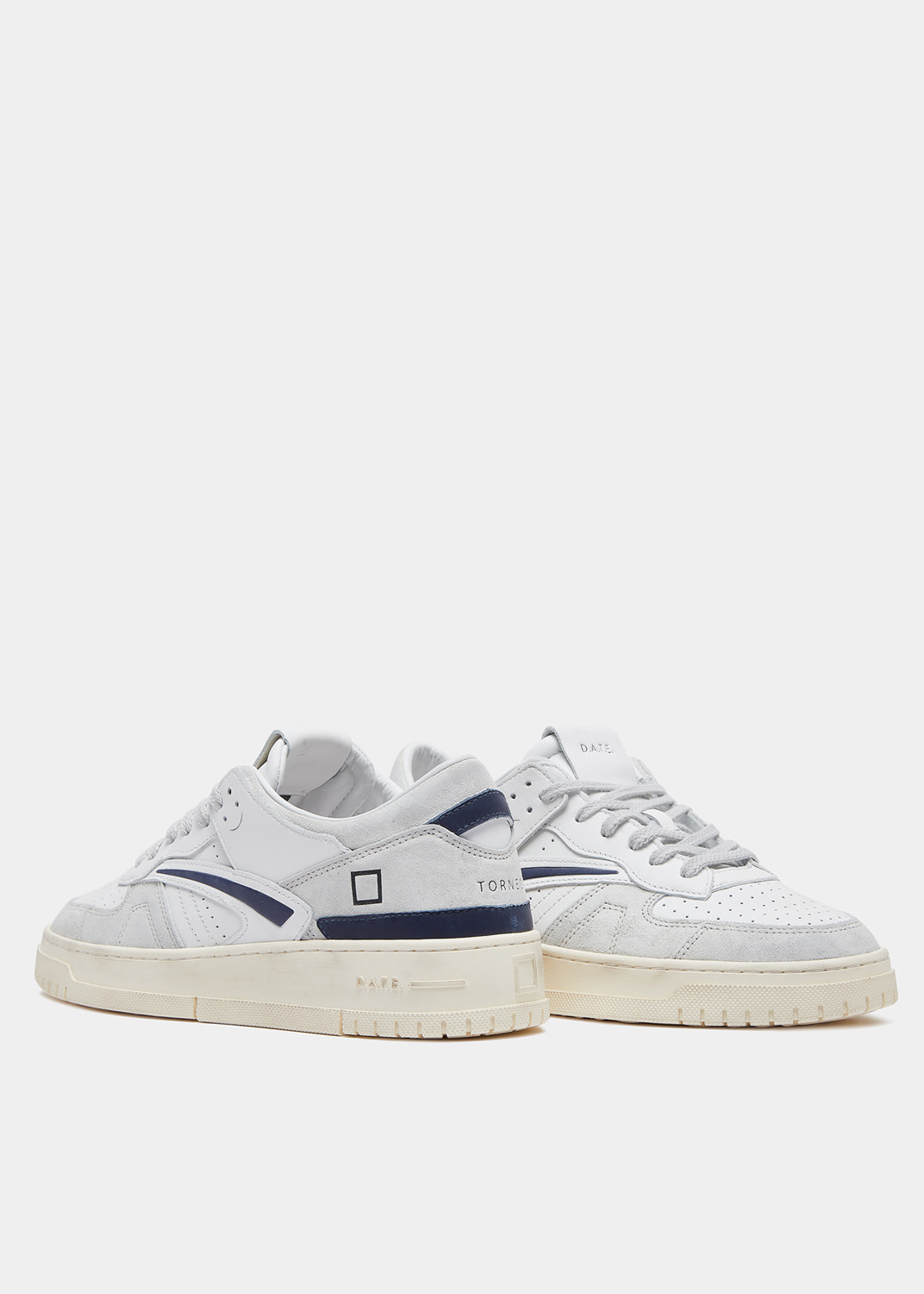 D.A.T.E.: TORNEO VINTAGE CALF WHITE-BLUE