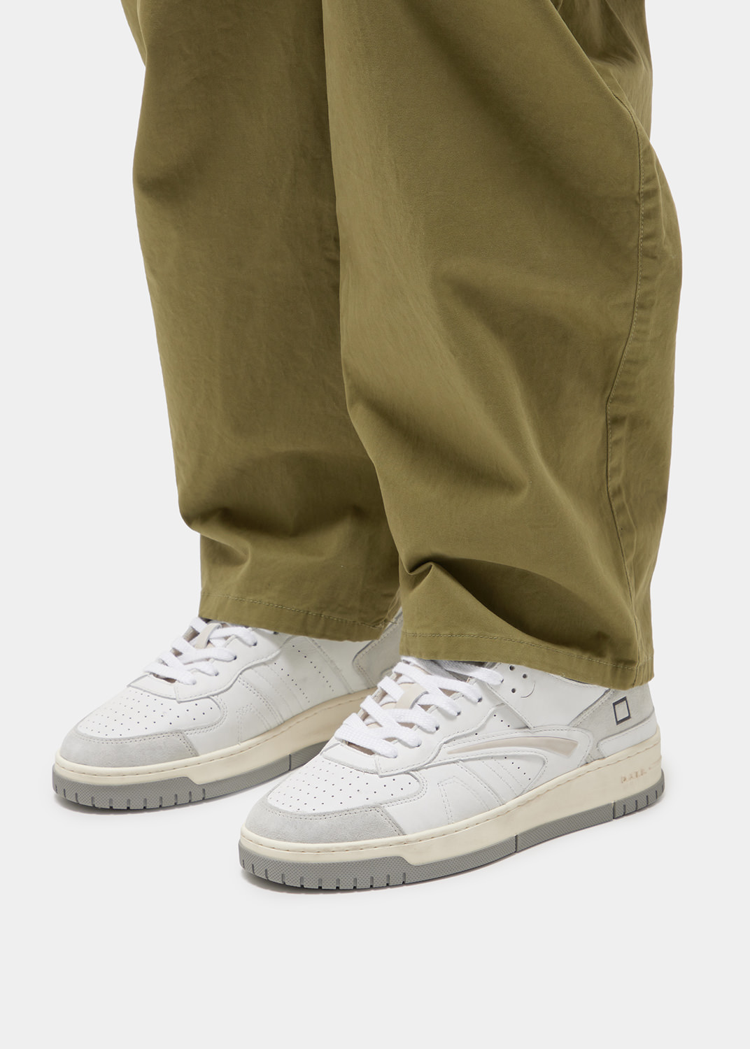 D.A.T.E.: TORNEO VINTAGE CALF WHITE