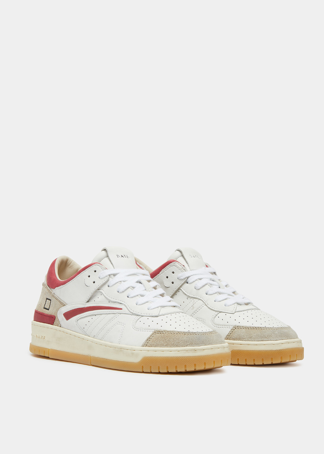 D.A.T.E.: TORNEO VINTAGE CALF WHITE-RED