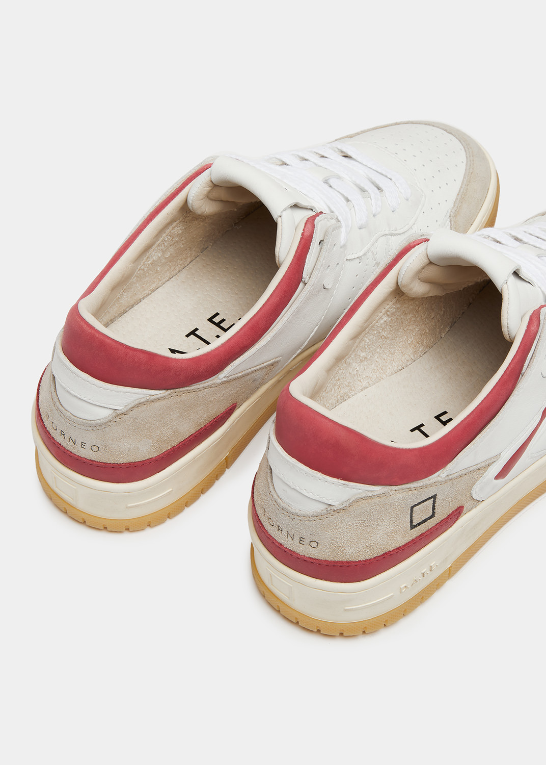 D.A.T.E.: TORNEO VINTAGE CALF WHITE-RED