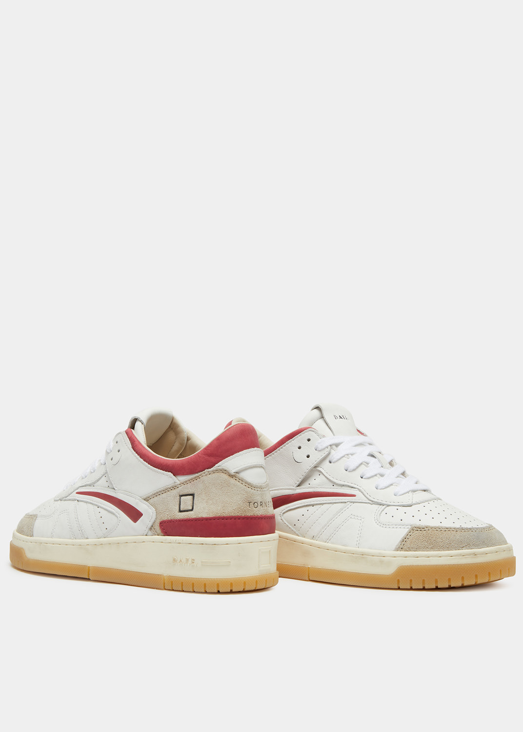 D.A.T.E.: TORNEO VINTAGE CALF WHITE-RED