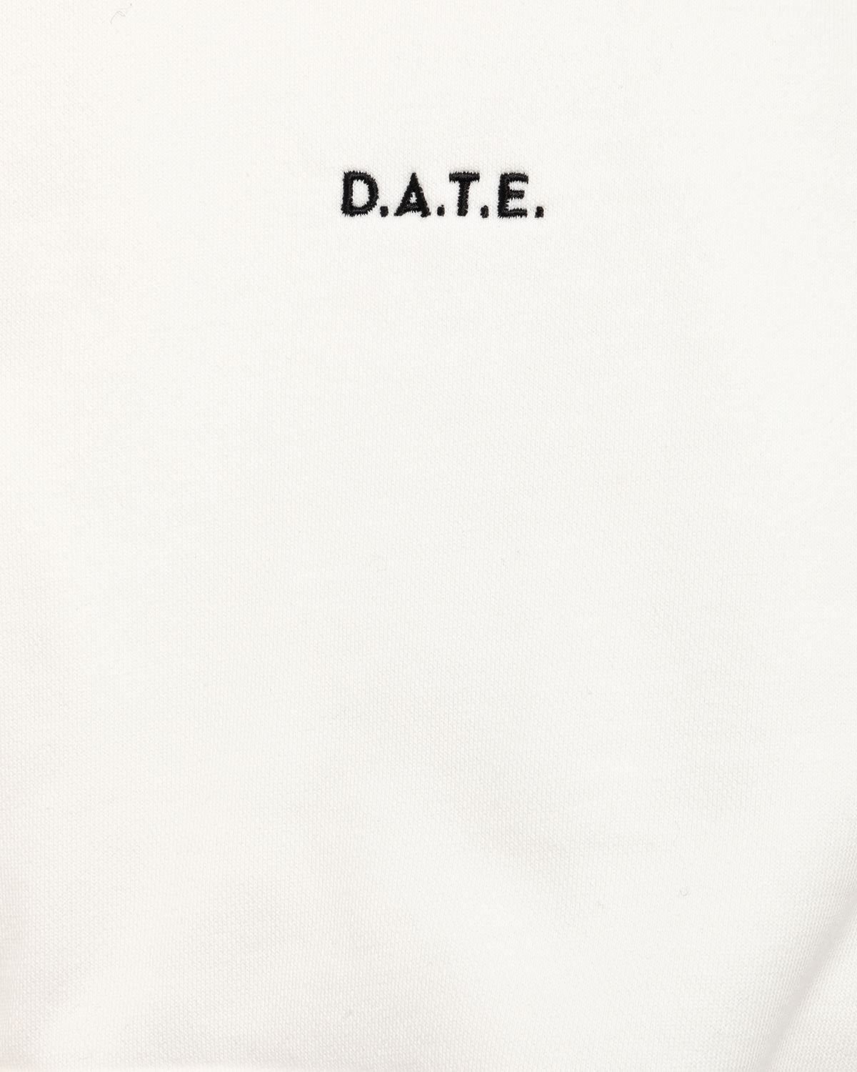 D.A.T.E.: ZIP HOODIE BASIC IVORY
