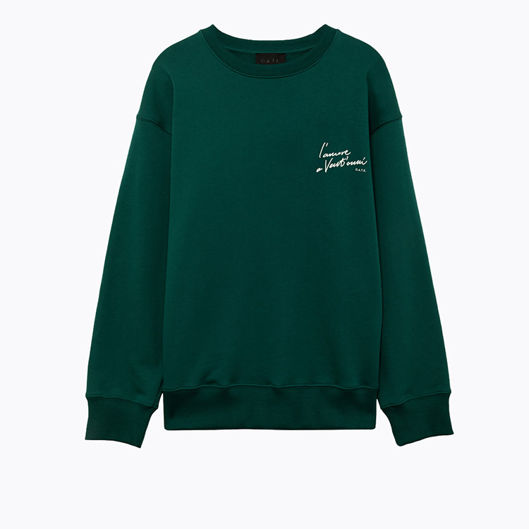 SWEATSHIRT GREEN 20 ANNI